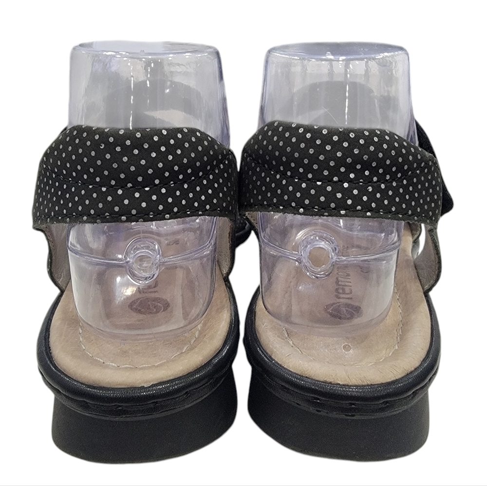 Remonte Black White Dot Comfort Sandals Strappy Cushioned Women’s Size 8… - Picture 5 of 16